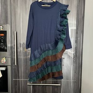 Patchwork Multicolor Fashion Dress
